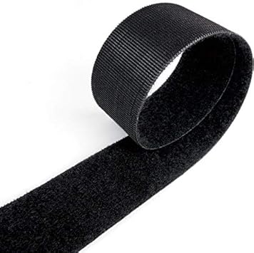 Velcro® - Correa de doble cara con gancho y bucle ONE-WRAP®, color negro, 50 mm de ancho, 1 m