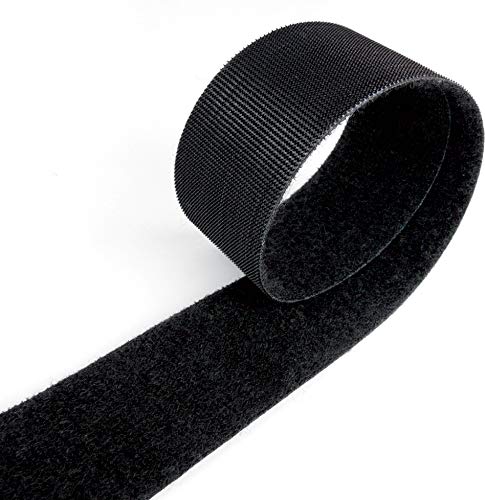 Velcro® Brand Hook and Loop ONE-WRAP® Double Sided Strapping Black 50mm Width - 1M | Multiples Sent as Continuous Length