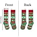 LimBridge Christmas Stockings, 4 Pack 24 inches Extra Long Stripe Snowflake Knit Knitted Xmas Rustic Personalized Large Stocking Decorations for Family Holiday Season Decor, White Red Green
