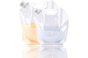 SUPANT Collapsible Emergency Water Jug Container Bag, Freezable, BPA Free Plastic Water Carrier Tank, Outdoor Folding Water Bag for Sport Camping Riding Mountaineer Backoacking, Food Grade