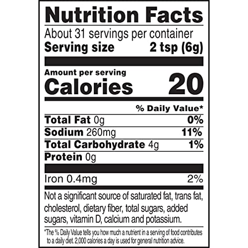 ORTEGA SEASONING MIX, 40% LESS SODIUM TACO, 6.5 OUNCE