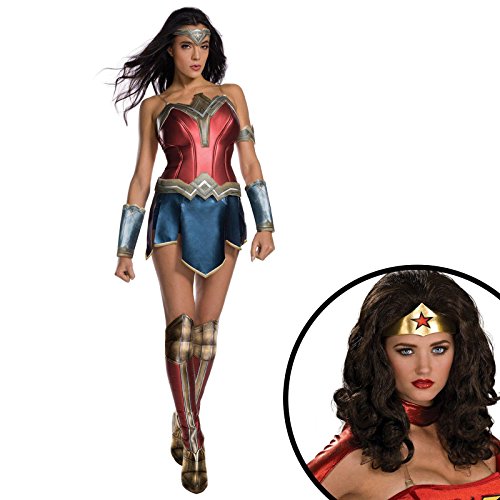 BUYSEASONS Wonder Woman Movie Adult Costume and Wig Kit