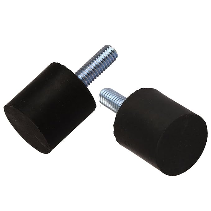cnbtr VE M6 20 x 20 mm de rosca macho de goma anti vibración ...