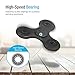 Maxboost Fidget Spinner, [Mini Size][Premium Bearing] Figit Spinner Toy Finger Spinner Focus Spinner Easy Spin Stress Reducer for Kids and Adult Hands Toys Perfect for Anxiety, Autism (Black)
