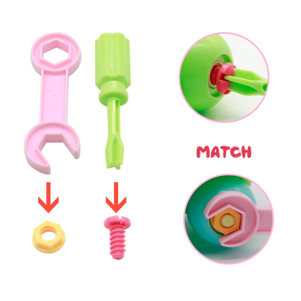 Nuheby Giochi Da Assemblare Animali Assemblare Animali Plastica Per Bambini Gioco Educativo 3,4,5,6 Anni