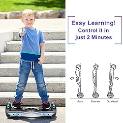 SISIGAD Hoverboard for Kids Ages 6-12, with
