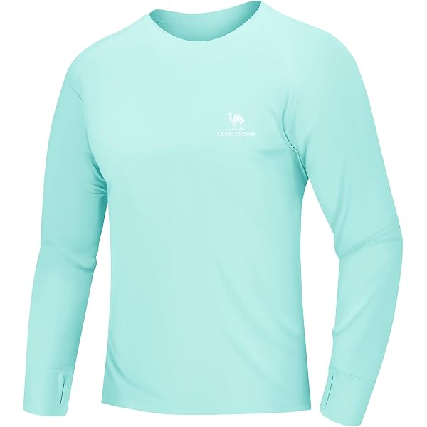 CAMEL CROWN Rashguard Für Damen - LSF 50+, Langärmlig, Mit Kapuze & Daumenlöchern, Nylon/Spandex