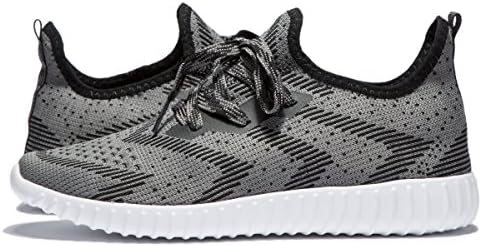 VANSKELIN Men's Cross Trainer Athletic Shoes Lightweight Running Shoes Slip-On Casual Sneakers Wide (8 D(M) US/41 M EU, Dark Grey)
