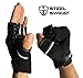 Steel Sweat Workout Gloves - Best for Gym, Weightlifting, Fitness, Training and CrossFit - Made for Men and Women who love Weightlifting & Exercise – RUE Black XXL