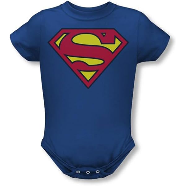 Amazon.com: Infant: Superman - Classic Logo Infant Onesie Size 6