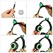 Fashional Cat Ear Headphones, IPRO Cat Earphone-LED Glowing Cat Ear Head phone-Cute Headphone for Computer,Tablet,Phone,MP3,MP4,etc-Green