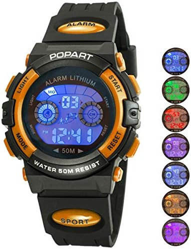 Kid Watch LED Sport 30M Waterproof Multi Function Digital Wristwatch for Boy Girl Children Gift
