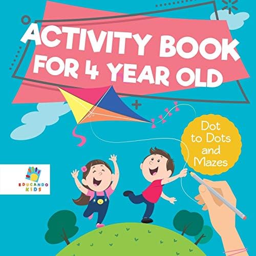 Activity Book for 4 Year Old Dot to Dots and Mazes price in UAE