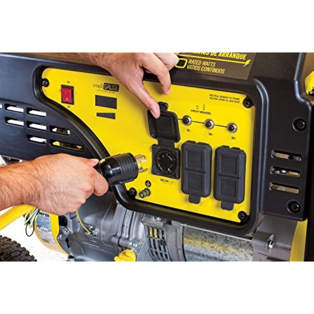 Champion 25Foot 30Amp 250Volt Generator Power Cord For Manual