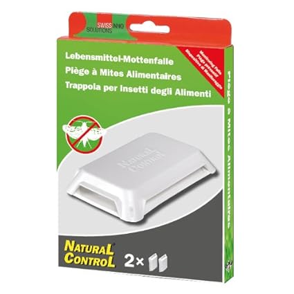 SWISSINNO 1 563 262 NaturalControl Lebensmittel-Mottenfalle, giftfrei, 2 Stück