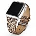Kobwa 38mm Watch Band for Apple Watch, Nightclub Shiny Glitter Bling Luxury PU Leather Iwatch Band Wristwatch Bracelet Belt Replacement Strap for Apple Watch