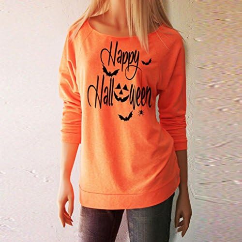 T-Shirt Halloween Women Witch In Famous Long Sleeve Tops Blouse Shirt By Haolly