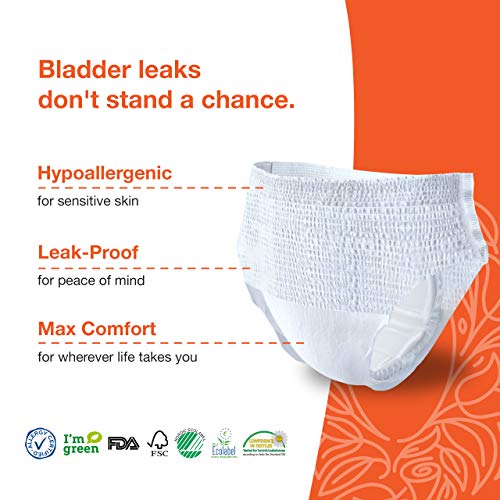 Veeda Natural Premium Incontinence Underwear for Women, for Bladder