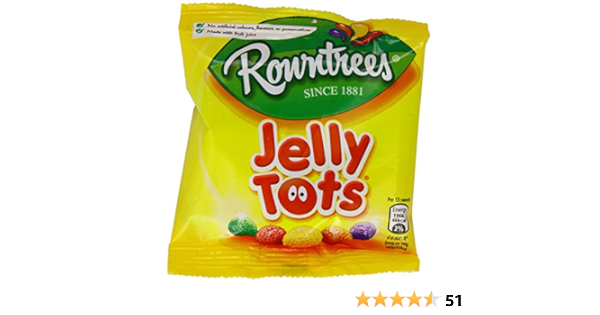 Amazon Com Rowntrees Jelly Tots Case Of 36 Gummy Candy Grocery Gourmet Food