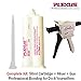 Plexus MA300 All Purpose High Strength 5-minute MMA Adhesive 50ml/1.7oz cartridge (30500) w/Dispenser