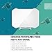 UFO 360° Omni-Directional Reception Outdoor TV Antenna 65 Miles Range with Smartpass Amplified & Built-in 4G LTE Filter for Indoor,Outdoor,RV,Attic Use Support VHF &UHF Digital Signal Grey