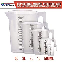 TCP Global 2 Liter (2000ml) Plastic Graduated