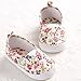 FEITONG Toddler Infant Baby Shoes Girl Floral Printed Soft Sole Prewalker Shoes (Age:12~18 Month, White)