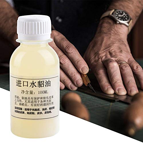 KEYREN Gel Gloss Mink Oil Leather Protector Conditioner Shoe Gloss Care Maintenance Soften Brighten Maintenance Tool (100ml)