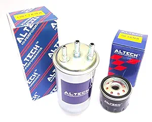 ALTECH Hi-Performance Oil Filter + Diesel Filter Set For Renault Duster - Diesel (2012 / 2013 Model)