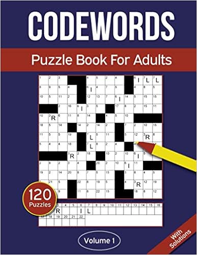Codewords Puzzle Book For Adults Code Breaker Puzzle Book With 120 Codeword Puzzles For Adults Volume 1 Codeword Puzzle Books For Adults Co Uk Rosenbladt 9798672337982 Books