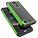 Tekcoo Case for LG K20 V/LG K20 Plus/LG Harmony / V5 / K10 2017, Cute [Tmajor] Shock Absorbing [Green] Rubber Plastic Scratch Resistant Defender Bumper Rugged Slim Grip Hard Cover Cases