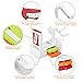 Folksmate Spiralizer Vegetable Slicer, Vegetable Spiralizer with Strong Stainless Steel Spiral 3-Blade, Best Veggie Pasta Spaghetti Salad Maker for Low Carb/Paleo/Gluten-Free