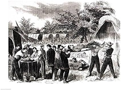 Amazon Alfred R Waud 1862年にアンティータムの戦いの後に負傷をオフに運ぶ ファインアート プリント 60 96 X 45 72 Cm アートフレーム ポスター オンライン通販