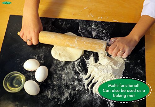 IDEALI Oven Protector Set: 2 Non-Stick Oven Liners + FREE 2 Oven Rack Guards| Quality BPA-Free, Easy 2 Clean & Dishwasher Safe| Top Liner Kit For Electric, Gas, Grill, Microwave and Toaster Ovens. - Thumbnail 5