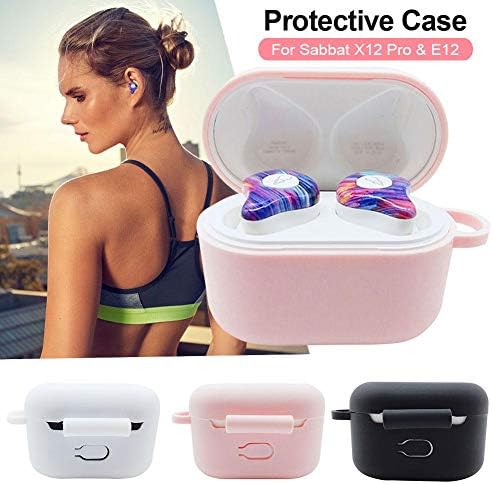 Headset Protective Cover, Wireless Headset Cover, Silicone Bluetooth Headphone Case, Silicone Charging Box Protective Cover For Sabbat E12 X12PRO Bluetooth Wireless Headset LSR