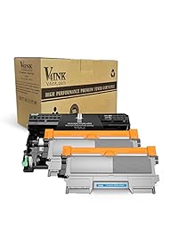 v4ink compatible Brother DR420 Drum Unit y TN450 TN420 Black High Yield Cartucho de tóner para MFC-7860DW, MFC-7360 N, mfc-7365dn HL-2220 Printer series (2toner + 1drum)