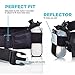 Raytix Hydration Running Beltrunning Water Bottle Adjustable Buckle Fits All Waists Fits iPhone Plus - with 2 BPA Free Water Bottles