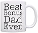 ThisWear Step Dad Best Stepdad Ever Stepfather 11oz Ceramic Coffee Mug with Handle