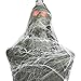 Premium Cocoon Corpse Decoration for Halloween – Indoor Outdoor Scary Horror Spider Web Covered LED Skull Eyes, Shaking Body and Howling Sound - 72 Inches