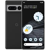 Google Pixel 7 Pro 5G, 128GB + 12GB RAM, Obsidian - Unlocked (GSM Only) (Renewed)