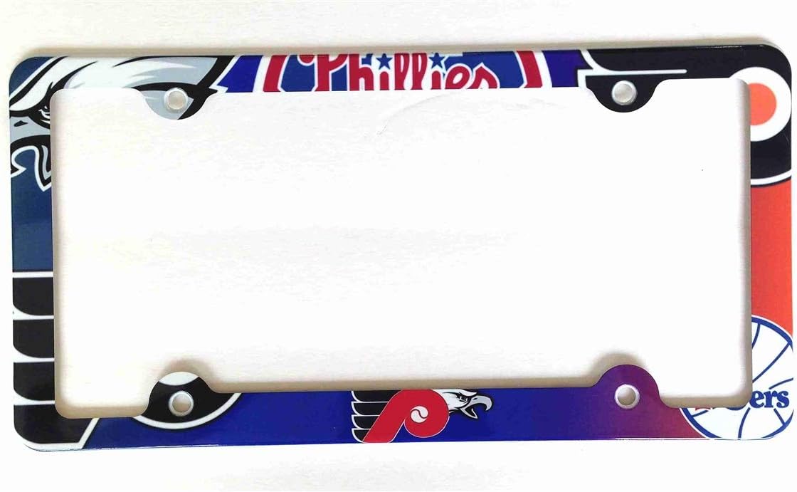 ATD Philadelphia Sport Teams License Plate Frame Decorative License Plate Holder