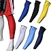 COOLOMG 2 Packs (1 Pair) Leg Knee Long Sleeves for Sport Football Basketball Cycling Strech Adult Child Size XXS-XL