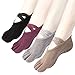 Yoga Socks Non Slip Skid Low Cut Barre Pilates with Grips for Women 4 Pack by Cosfash