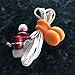 TwistieMag Strong Magnetic Twist Ties - The Sun Kissed Collection - Orange 6 Pack - Super Powerful Unique Solution for Cable Management, Hanging & Holding Stuff, Fidgeting, Or Just for Fun!