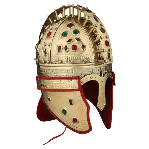 Armor Venue Late Roman Officer Jewel Helmet 'Berkasovo' - One Size - Gold Armour