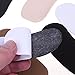 COSMOS 6 Pairs Self Adhesive Back Heel Grip, Soft Heel Cushion Protector, Abrasion & Blister Resistant, 3 Different Colors