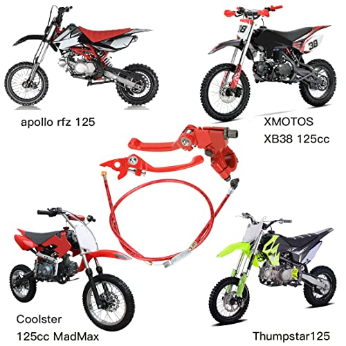 YOXUFA 7/8 Folding Brake Clutch Lever Handle Perch with Cable for