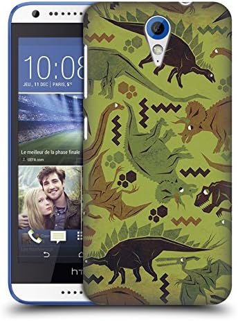 Official Chobopop Camouflage Dinosaurs Hard Back Case for HTC Desire 620 / 620 Dual Sim