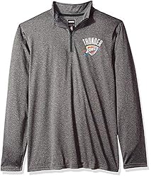 Ultra Game NBA Men's Quarter Zip Long Sleeve