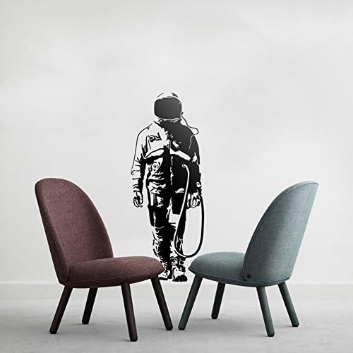 Ideaowl Astronauta Banksy Design Wall Decal Sticker For Living Rooms 50X130CM Vinly Art Wallpaper For Bedroom Home Decor